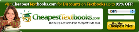 CheapestTextbooks.com Banner 1.